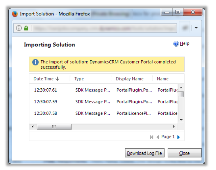 importing solution
