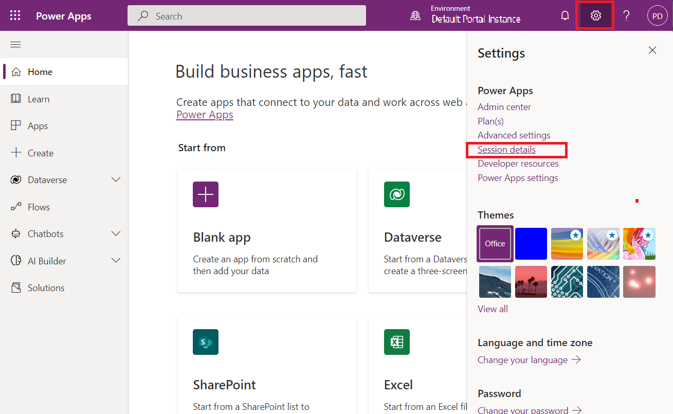 Session Details PowerApps-2