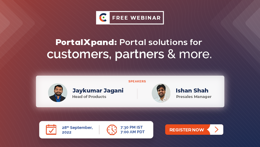 Webinar: PortalXpand: Portal Solutions for Partners, Customers and More