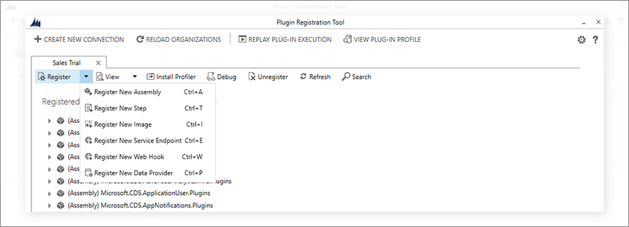 Register New Data Provider Option