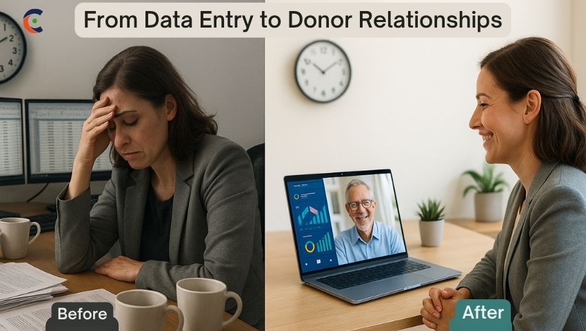 From Data entry to Donor relationship